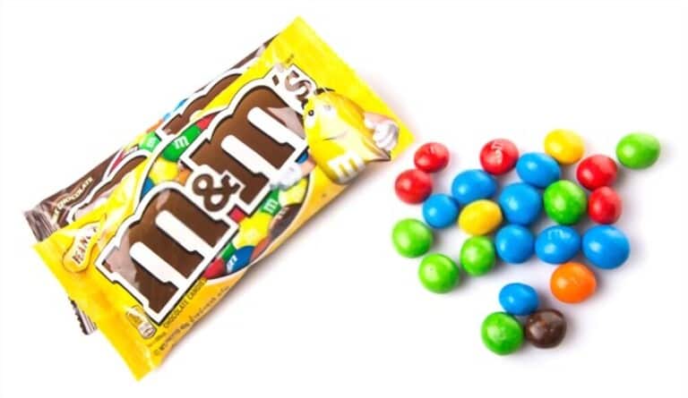 M&M's are coloful button shape candies