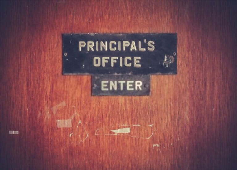 wooden door with signboard of the principal's room wooden door with signboard of the principal's room