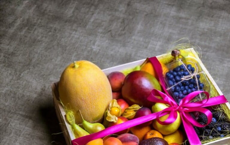 the tray of variety ripe fruits on the table the tray of variety ripe fruits on the table