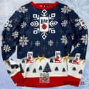 Miller Lite Beer Ugly Christmas Sweater Christmas Gift For Him Miller Lite Beer Ugly Christmas Sweater Christmas Gift For Him