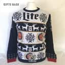 Miller Lite Ugly Christmas Sweater Cool Gift For Beer Lovers Miller Lite Ugly Christmas Sweater Cool Gift For Beer Lovers