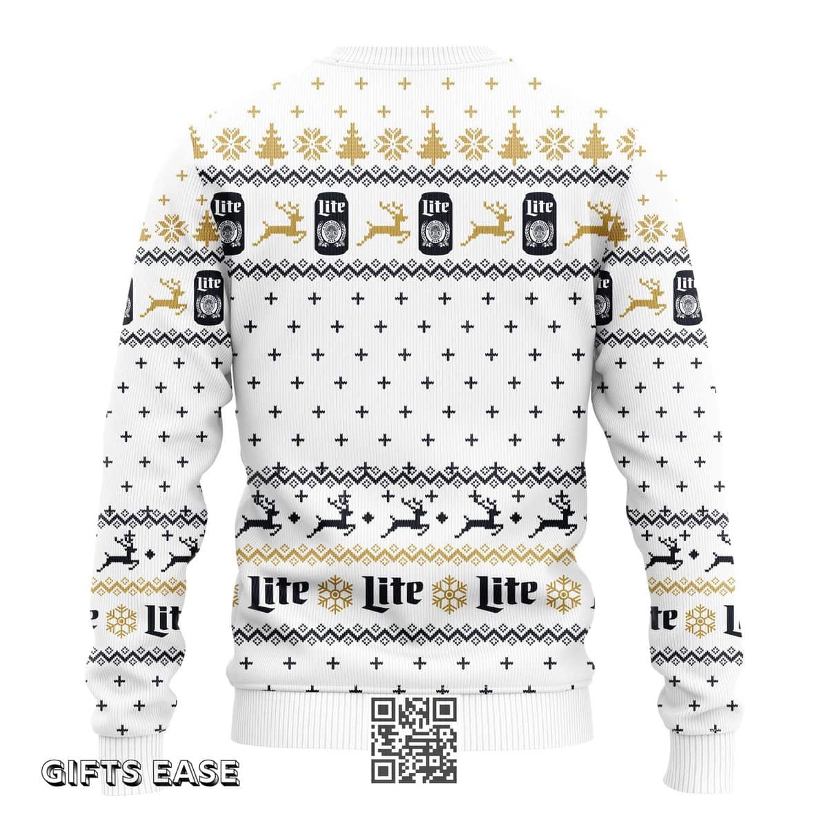 Miller Lite Ugly Christmas Sweater A Fine Pilsner Beer Lovers Gift Miller Lite Ugly Christmas Sweater A Fine Pilsner Beer Lovers Gift