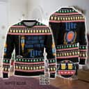 In Case Of Accident My Blood Type Is Miller Lite Ugly Christmas Sweater Beer Lovers Gift