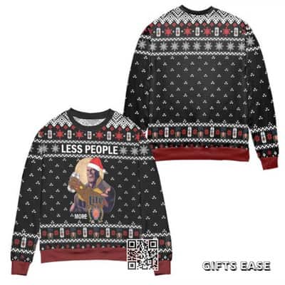 Thanos Less People More Miller Lite Ugly Christmas Sweater Snowflake Pattern Beer Lovers Gift Thanos Less People More Miller Lite Ugly Christmas Sweater Snowflake Pattern Beer Lovers Gift