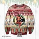 Miller High Life Beer Ugly Christmas Sweater Cool Gift For Girlfriend
