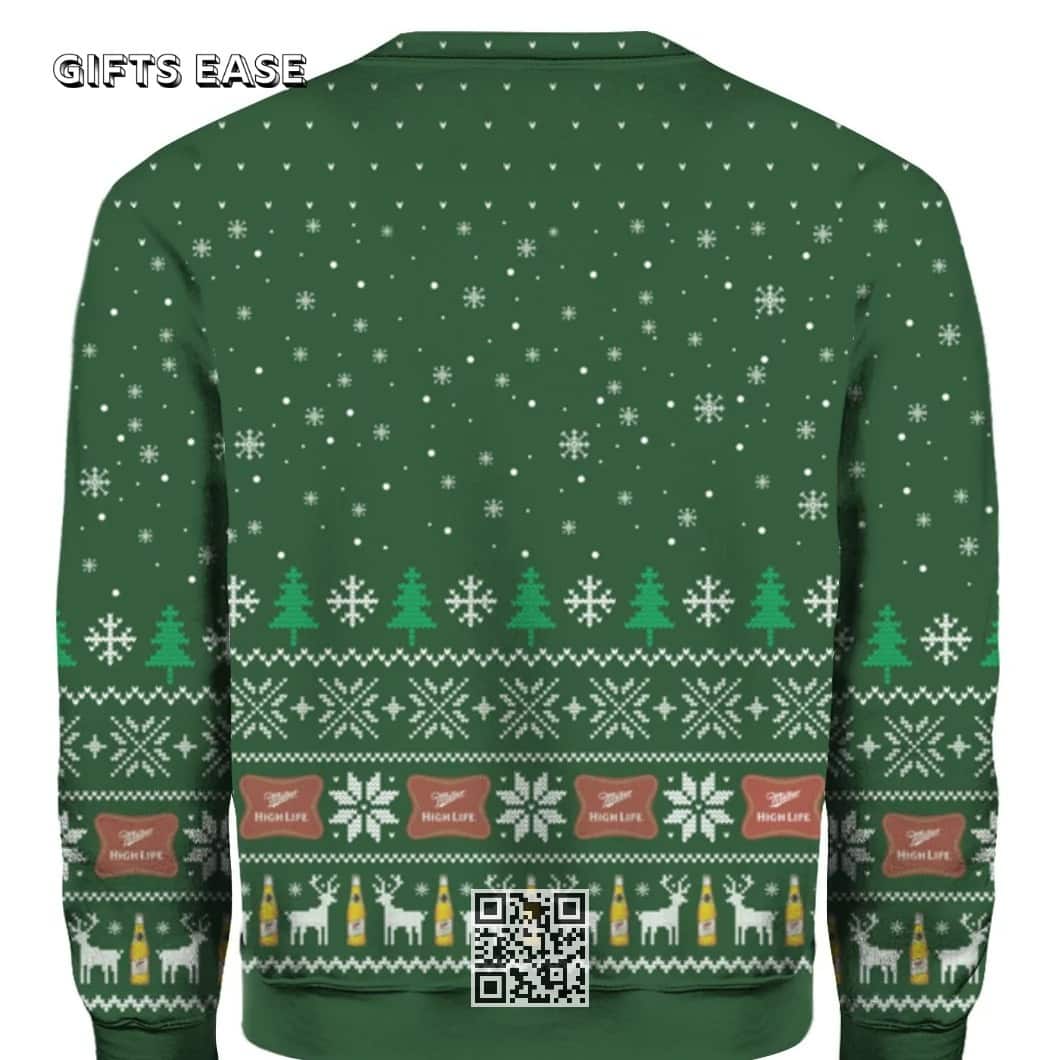 Green Girl In The Moon Miller High Life Beer Ugly Christmas Sweater Gift For Sister-In-Law Green Girl In The Moon Miller High Life Beer Ugly Christmas Sweater Gift For Sister-In-Law