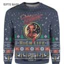 Girl In The Moon Miller High Life Beer Ugly Christmas Sweater Birthday Gift For Sister Girl In The Moon Miller High Life Beer Ugly Christmas Sweater Birthday Gift For Sister