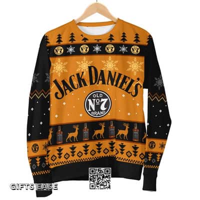 Cool Jack Daniels Ugly Christmas Sweater Gift For Whiskey Lovers Cool Jack Daniels Ugly Christmas Sweater Gift For Whiskey Lovers
