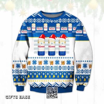 Hamm's Ugly Christmas Sweater Birthday Gift For Beer Drinkers