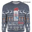 All I Want For Christmas Is Coors Light Ugly Christmas Sweater Gift For Beer Lovers
