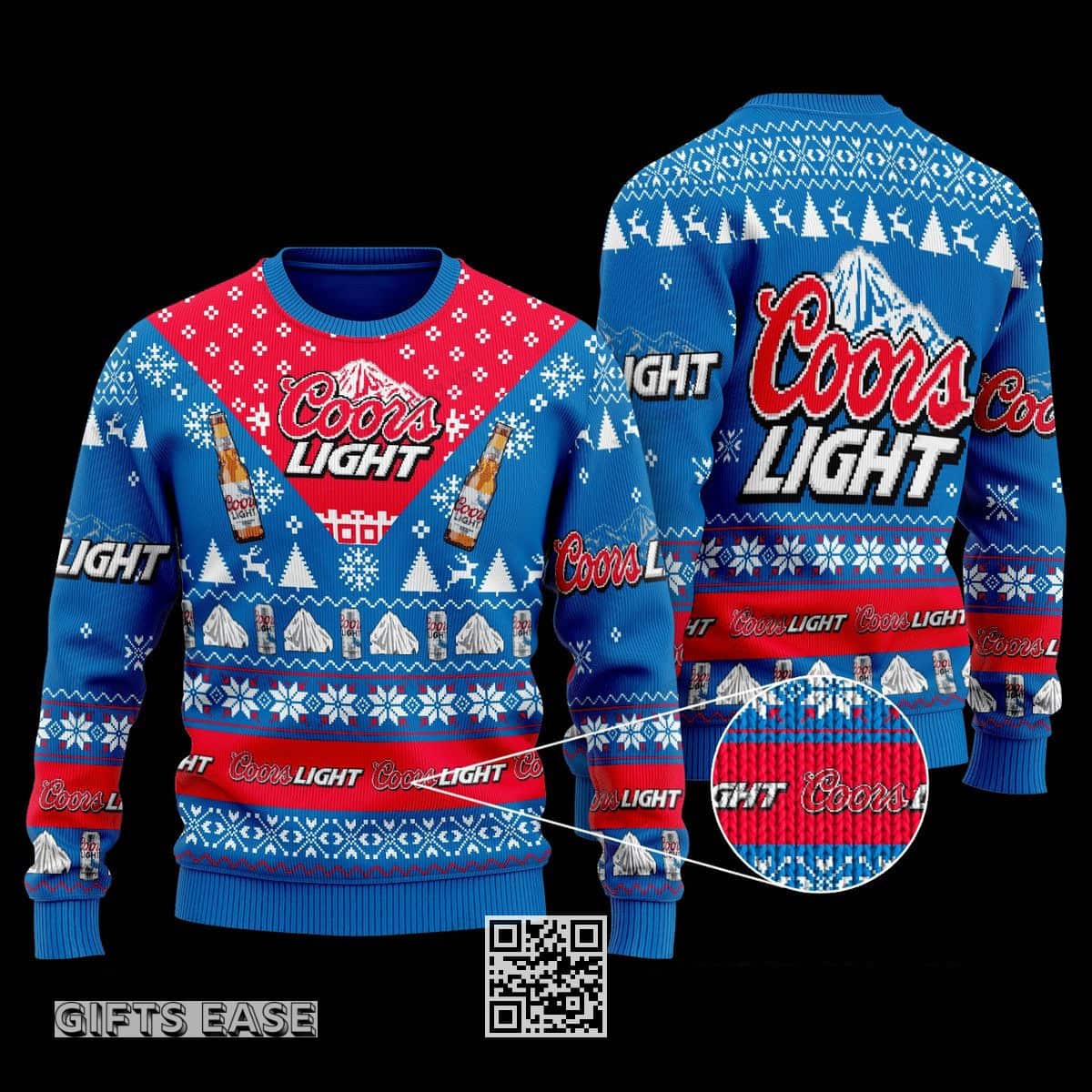 Coors Light Blue Ugly Christmas Sweater Beer Gift For Best Friend Coors Light Blue Ugly Christmas Sweater Beer Gift For Best Friend