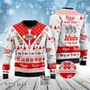 Coors Light Ugly Christmas Sweater In My Veins Jesus In My Heart Birthday Gift For Sister Coors Light Ugly Christmas Sweater In My Veins Jesus In My Heart Birthday Gift For Sister