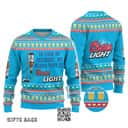In Case Of Accident My Blood Type Is Coors Light Ugly Christmas Sweater Funny Gift For Beer Drinkers