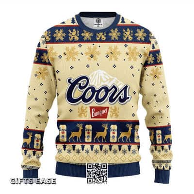 Coors Banquet Beer Ugly Christmas Sweater All Over Print Xmas Gift For Best Friends Coors Banquet Beer Ugly Christmas Sweater All Over Print Xmas Gift For Best Friends