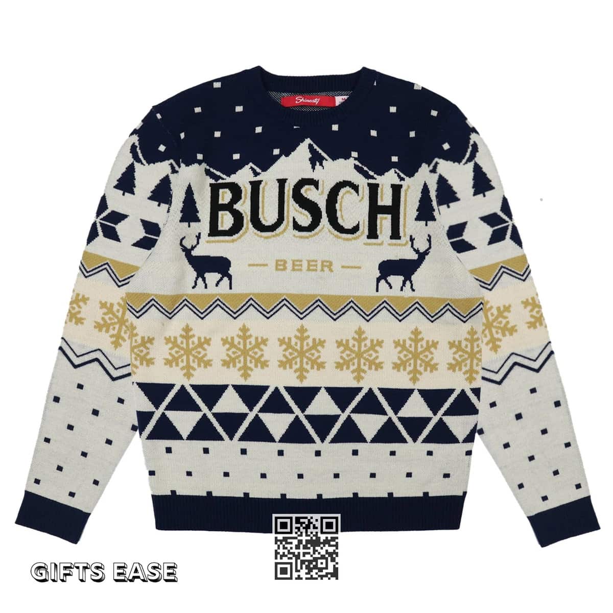 Vintage Busch Beer Ugly Christmas Sweater Xmas Gift For Son From Mom Vintage Busch Beer Ugly Christmas Sweater Xmas Gift For Son From Mom