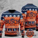 Busch Beer Ugly Christmas Sweater Gift For Son From Father Busch Beer Ugly Christmas Sweater Gift For Son From Father