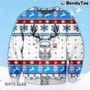 Busch Ugly Christmas Sweater Deer In Snowflakes Gift For Beer Lovers