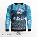 Busch Beer Ugly Christmas Sweater Best Gift For Daughter From Dad
