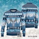 Busch Light Beer Ugly Christmas Sweater Drinker Bells Drinking All The Way