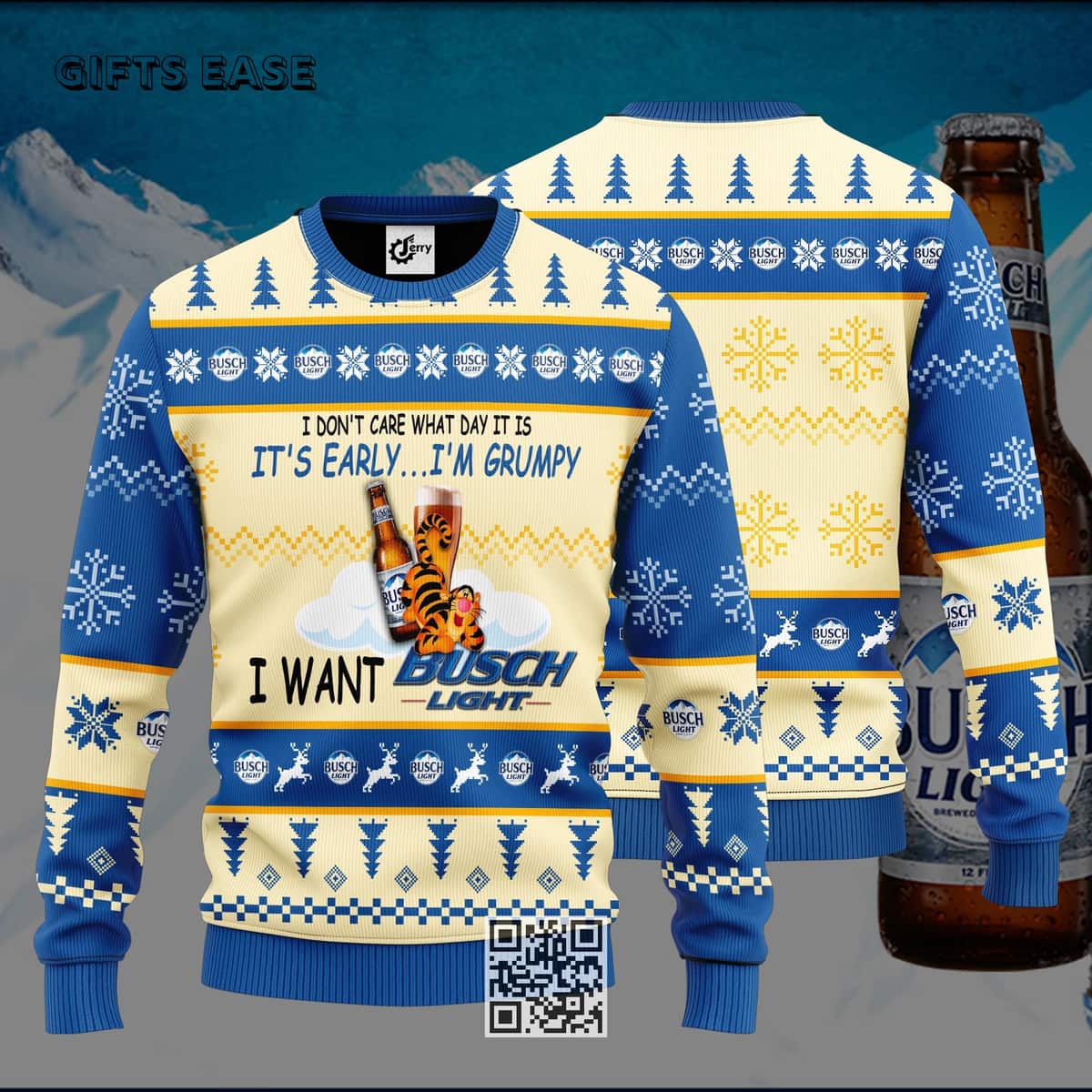 I’m Grumpy I Want Busch Light Beer Ugly Christmas Sweater Gift For Her I’m Grumpy I Want Busch Light Beer Ugly Christmas Sweater Gift For Her
