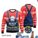 Merry Christmas Busch Light Beer Ugly Christmas Sweater Beer Lovers Gift Merry Christmas Busch Light Beer Ugly Christmas Sweater Beer Lovers Gift