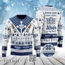 Busch Light Beer Ugly Christmas Sweater In My Veins Jesus In My Heart Gift For Busch Fans
