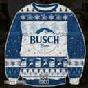 Busch Latte Ugly Christmas Sweater Gift For Beer Drinkers