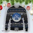 Pabst Blue Ribbon Ugly Christmas Sweater Gift For Son From Father