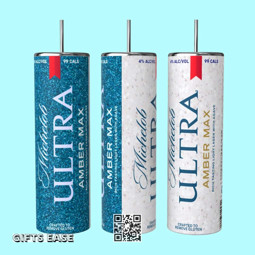 Michelob ULTRA Tumbler Amber Max Rich Tasting Light Lager With Agave Gift For Beer Lovers Michelob ULTRA Tumbler Amber Max Rich Tasting Light Lager With Agave Gift For Beer Lovers