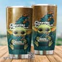 NCAA Coastal Carolina Chanticleers Baby Yoda Tumbler Star Wars Birthday Gift NCAA Coastal Carolina Chanticleers Baby Yoda Tumbler Star Wars Birthday Gift