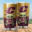 NCAA Central Michigan Chippewas Baby Yoda Star Wars Tumbler Gift For Best Friends NCAA Central Michigan Chippewas Baby Yoda Star Wars Tumbler Gift For Best Friends