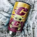 NCAA Central Michigan Chippewas Baby Yoda Star Wars Tumbler Gift For Best Friends