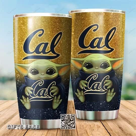 NCAA California Golden Bears Baby Yoda Tumbler Gift For Star Wars Fans NCAA California Golden Bears Baby Yoda Tumbler Gift For Star Wars Fans