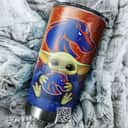 Boise State Broncos Baby Yoda Tumbler Gift For Football Players