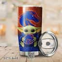 Boise State Broncos Baby Yoda Tumbler Gift For Football Players