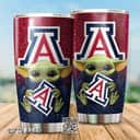 Arizona Wildcats Baby Yoda Star Wars Tumbler Gift For Football Players Arizona Wildcats Baby Yoda Star Wars Tumbler Gift For Football Players