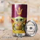 Arizona State Sun Devils Baby Yoda Tumbler Gift For Football Boyfriend