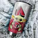 Ball State Cardinals Baby Yoda Star Wars Tumbler Gift For Football Fans Ball State Cardinals Baby Yoda Star Wars Tumbler Gift For Football Fans
