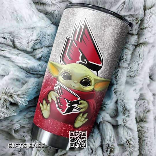 Ball State Cardinals Baby Yoda Star Wars Tumbler Gift For Football Fans Ball State Cardinals Baby Yoda Star Wars Tumbler Gift For Football Fans