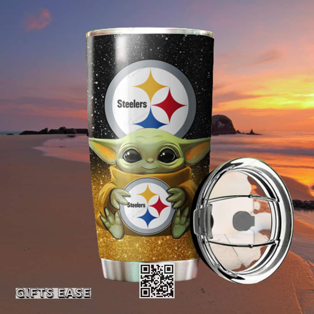 Baby Yoda Hugs Pittsburgh Steelers Tumbler Gift For Star Wars Fans Baby Yoda Hugs Pittsburgh Steelers Tumbler Gift For Star Wars Fans