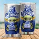 Georgia State Panthers Baby Yoda Tumbler Gift For Star Wars Fans