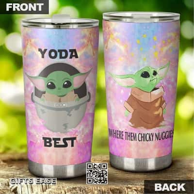 Baby Yoda Star Wars Tumbler Dreamy Where Them Chicky Nuggies 