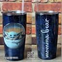 Baby Yoda Star Wars Tumbler Blue Mandalorian The Child Gift For Best Friends Baby Yoda Star Wars Tumbler Blue Mandalorian The Child Gift For Best Friends