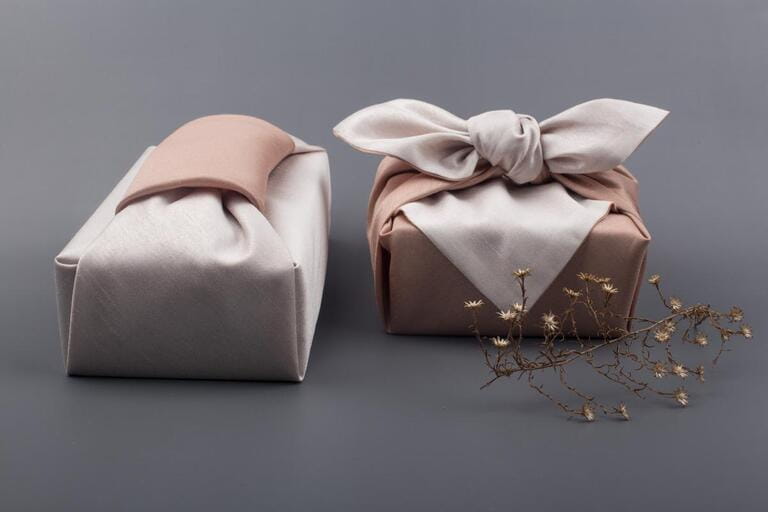 Korean traditional wrapping cloth packaging. furoshiki packaging gift box Korean traditional wrapping cloth packaging. furoshiki packaging gift box