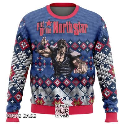 Fist Of The North Star Ugly Christmas Sweater Xmas Gift