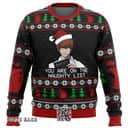 Death Note Ugly Christmas Sweater You Are On The Naughty List Death Note Ugly Christmas Sweater You Are On The Naughty List