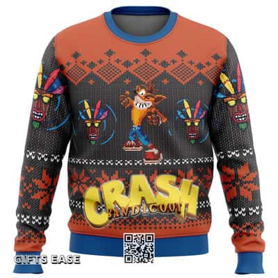 Cute Crash Bandicoot Ugly Christmas Sweater