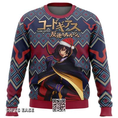 Code Geass Ugly Christmas Sweater Anime Gift