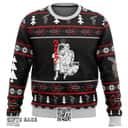 Black Berserk Guts And Casca Ugly Christmas Sweater Black Berserk Guts And Casca Ugly Christmas Sweater