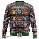 Pokemon Eeveelution Ugly Christmas Sweater Characters